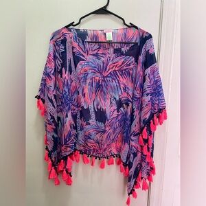 Lilly Pulitzer shear poncho